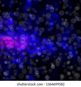 Dark Pink, Blue vector template with circles. Illustration with set of shining colorful abstract spheres. Design for your commercials.