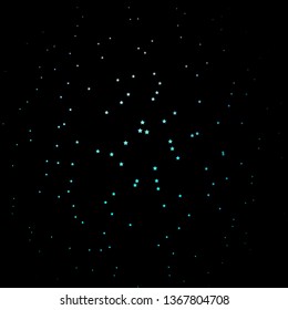 Dark Pink, Blue vector template with neon stars. Colorful illustration with abstract gradient stars. Pattern for new year ad, booklets.