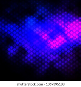 Dark Pink, Blue vector template with rectangles. Abstract gradient illustration with rectangles. Pattern for commercials, ads.