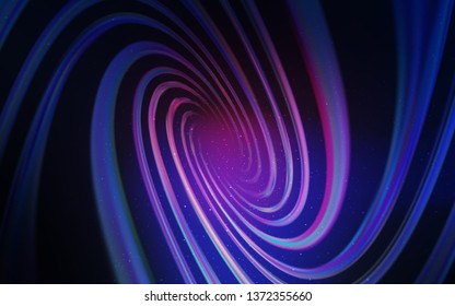 Dark Pink, Blue vector template with space stars. Modern abstract illustration with Big Dipper stars. Smart design for your business advert.