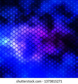 Dark Pink, Blue vector template with rectangles. Rectangles with colorful gradient on abstract background. Pattern for commercials, ads.