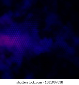 Dark Pink, Blue vector template with circles. Colorful illustration with gradient dots in nature style. Design for your commercials.