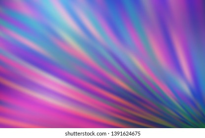 Dark Pink, Blue vector template with repeated sticks. Shining colored illustration with sharp stripes. Best design for your ad, poster, banner.