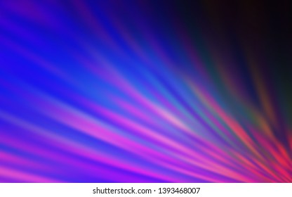 Dark Pink, Blue vector template with repeated sticks. Shining colored illustration with sharp stripes. Best design for your ad, poster, banner.
