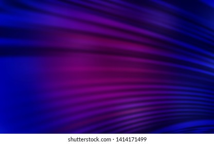 Dark Pink, Blue vector template with lines. Geometric illustration in abstract style with gradient.  A completely new template for your design.