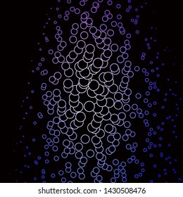 Dark Pink, Blue vector template with circles. Abstract illustration with colorful spots in nature style. Pattern for booklets, leaflets.