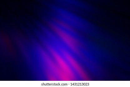 Dark Pink, Blue vector template with repeated sticks. Lines on blurred abstract background with gradient. Template for your beautiful backgrounds.