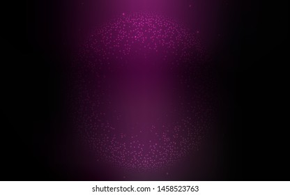 Dark Pink, Blue vector template with space stars. Modern abstract illustration with Big Dipper stars. Pattern for astronomy websites.