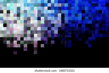 Dark Pink, Blue vector template with crystals, rectangles. Decorative design in abstract style with rectangles. Pattern for busines ad, booklets, leaflets