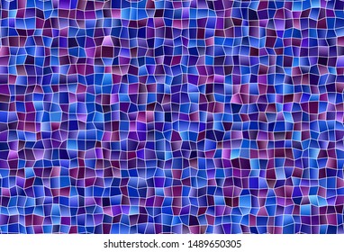 Dark Pink, Blue vector template with rhombus. Rectangles on abstract background with colorful gradient. Modern template for your landing page.