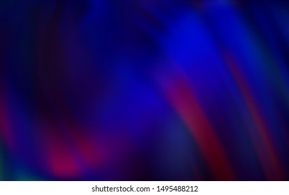 Dark Pink, Blue vector template with wry lines. A shining illustration, which consists of curved lines. A completely new design for your business.