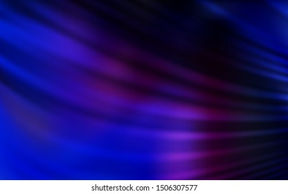 Dark Pink, Blue vector template with wry lines. A sample with colorful lines, shapes. Abstract style for your business design.