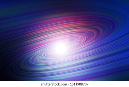 Dark Pink, Blue vector template with space stars. Shining illustration with sky stars on abstract template. Pattern for astrology websites.
