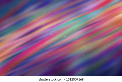 Dark Pink, Blue vector template with space stars. Modern abstract illustration with Big Dipper stars. Pattern for astronomy websites.