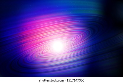 Dark Pink, Blue vector template with space stars. Modern abstract illustration with Big Dipper stars. Pattern for futuristic ad, booklets.