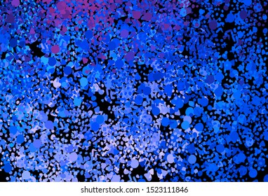 Dark Pink, Blue vector template with chaotic shapes. Illustration with colorful gradient shapes in abstract style. Best smart design for your business.