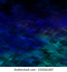 Dark Pink, Blue vector template with crystals, triangles. Modern abstract illustration with colorful triangles. Pattern for booklets, leaflets