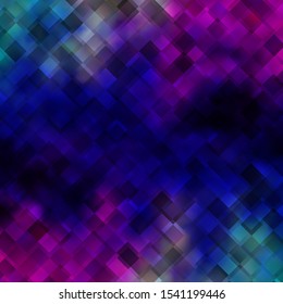 Dark Pink, Blue vector template with rectangles. Illustration with a set of gradient rectangles. Modern template for your landing page.