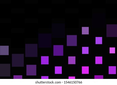 Dark Pink, Blue vector template with square style. Glitter abstract illustration with rectangular shapes. Pattern for websites, landing pages.