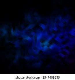 Dark Pink, Blue vector template with curves. Colorful geometric sample with gradient curves.  Best design for your posters, banners.