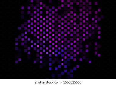 Dark Pink, Blue vector template with square style. Rectangles on abstract background with colorful gradient. Modern template for your promotion.