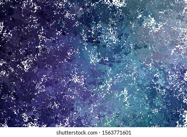 Dark Pink, Blue vector template with chaotic shapes. Simple colorful illustration with abstract gradient shapes. Modern design for your business card.