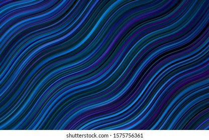 Dark Pink, Blue vector template with lava shapes. Shining crooked illustration in marble style. Textured wave pattern for backgrounds.