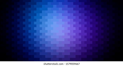 Dark Pink, Blue vector template in rectangles. New abstract illustration with rectangular shapes. Pattern for commercials, ads.