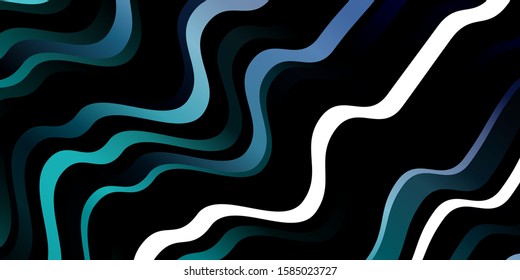 Dark Pink, Blue vector template with lines. Colorful illustration in abstract style with bent lines. Pattern for websites, landing pages.