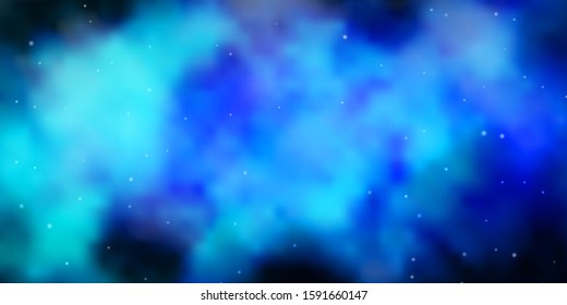 Dark Pink, Blue vector template with neon stars. Colorful illustration with abstract gradient stars. Pattern for wrapping gifts.
