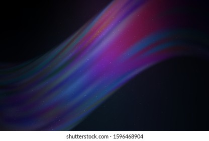 Dark Pink, Blue vector template with space stars. Modern abstract illustration with Big Dipper stars. Smart design for your business advert.