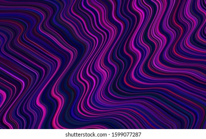 Dark Pink, Blue vector template with bubble shapes. Colorful illustration in abstract memphis style with gradient. Memphis design for your web site.