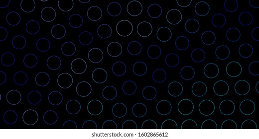 Dark Pink, Blue vector template with circles. Abstract colorful disks on simple gradient background. Pattern for booklets, leaflets.