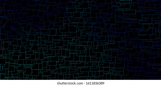 Dark Pink, Blue vector template in rectangles. Abstract gradient illustration with colorful rectangles. Modern template for your landing page.