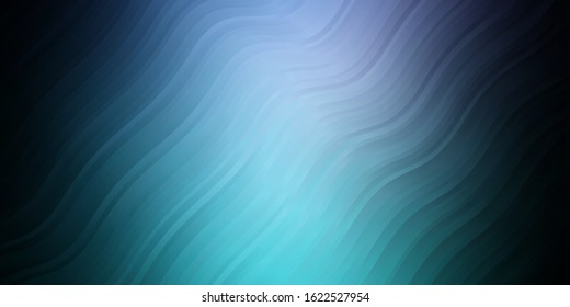Dark Pink, Blue vector template with wry lines. Brand new colorful illustration with bent lines. Pattern for websites, landing pages.