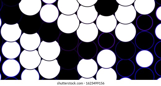 Dark Pink, Blue vector template with circles. Abstract decorative design in gradient style with bubbles. Design for posters, banners.