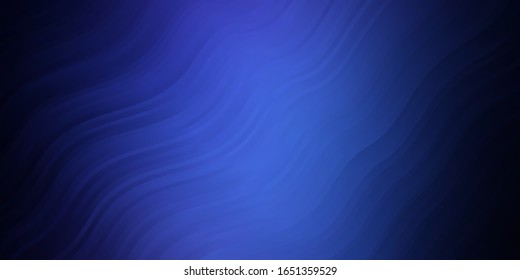 Plantilla vectorial azul rosa oscuro con líneas. Muestra brillante con líneas plegadas y formas coloridas. Plantilla para teléfonos móviles.