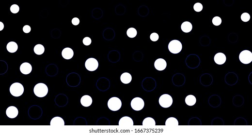 Dark Pink, Blue vector template with circles. Abstract colorful disks on simple gradient background. Pattern for business ads.
