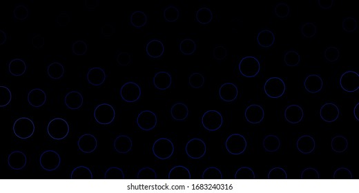 Dark Pink, Blue vector template with circles. Abstract colorful disks on simple gradient background. Pattern for business ads.