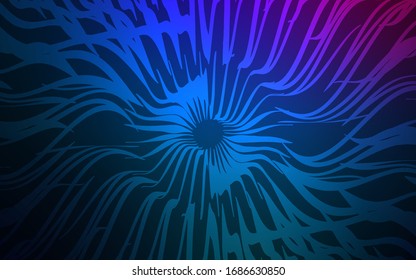 Dark Pink, Blue vector template with repeated sticks. Modern geometrical abstract illustration with staves. Template for your beautiful backgrounds.
