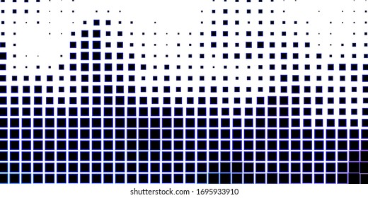 Plantilla vector azul oscuro en rectángulos. Ilustración abstracta de gradiente con rectángulos coloridos. Plan para folletos y folletos comerciales
