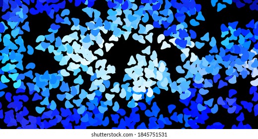 Dark pink, blue vector template with abstract forms. Simple design in abstract style with gradient forms. Simple illustration for your web site.