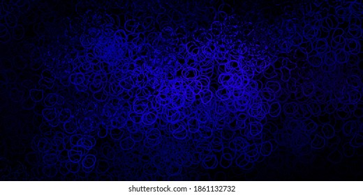 Dunkelrosa, blaue Vektorvorlage mit abstrakten Formularen. Moderne abstrakte Illustration mit Farbverlauf-Zufallsformen. Modernes Design für Ihre Anzeigen.