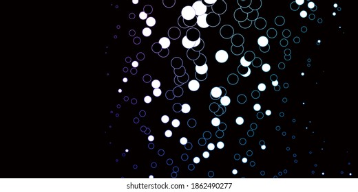 Dark Pink, Blue vector template with circles. Abstract illustration with colorful spots in nature style. Pattern for websites.