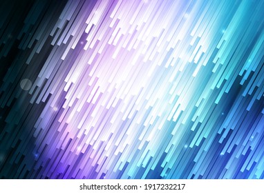 Dark Pink, Blue vector template with repeated sticks. Modern geometrical abstract illustration with Lines. Best design for your ad, poster, banner.