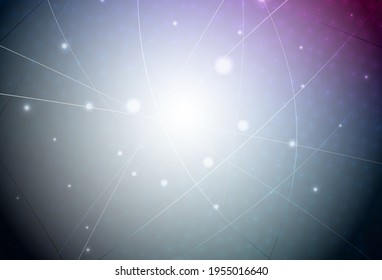 Plantilla de vector azul rosa oscuro con palos repetidos. Ilustración abstracta geométrica moderna con Líneas. Patrón para anuncios, afiches, banners.
