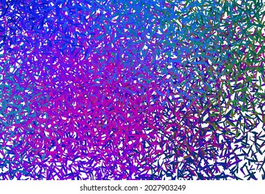 Dark Pink, Blue vector template with repeated sticks. Modern geometrical abstract illustration with Lines. Pattern for ad, booklets, leaflets.