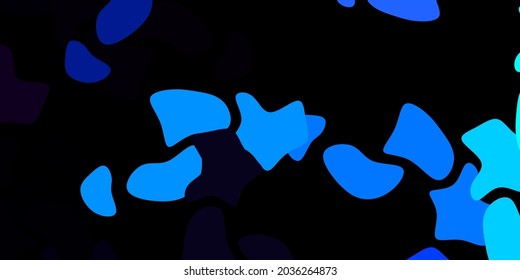 Dark pink, blue vector template with abstract forms. Colorful abstract forms with gradient in simple style. Smart design for your business.