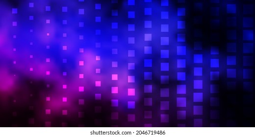 Dark Pink, Blue vector template with rectangles. Illustration with a set of gradient rectangles. Design for your business promotion.