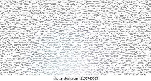 Dark Pink, Blue vector template with curves. Colorful abstract illustration with gradient curves. Best design for your ad, poster, banner.